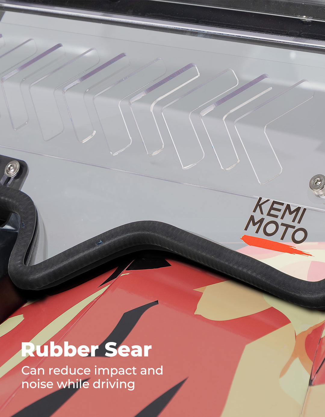 Upgraded Flip Windshield with Slide Window for 2020-2024 RZR PRO XP/4 - Kemimoto