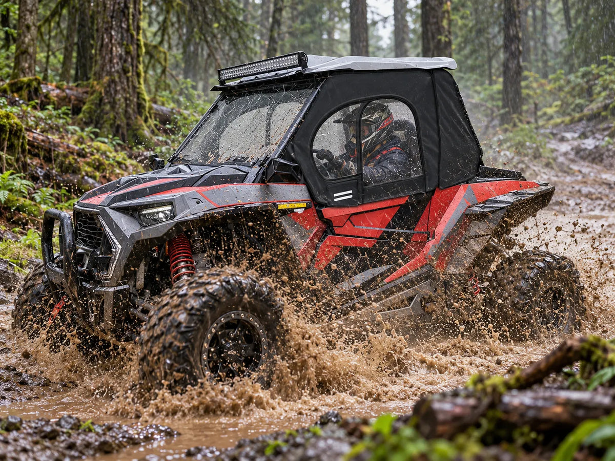 Muddy Forest Trail Riding