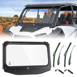 Parabrisas de vidrio con 2 limpiaparabrisas manuales para Polaris RZR XP 1000 / 4 2024-2025
