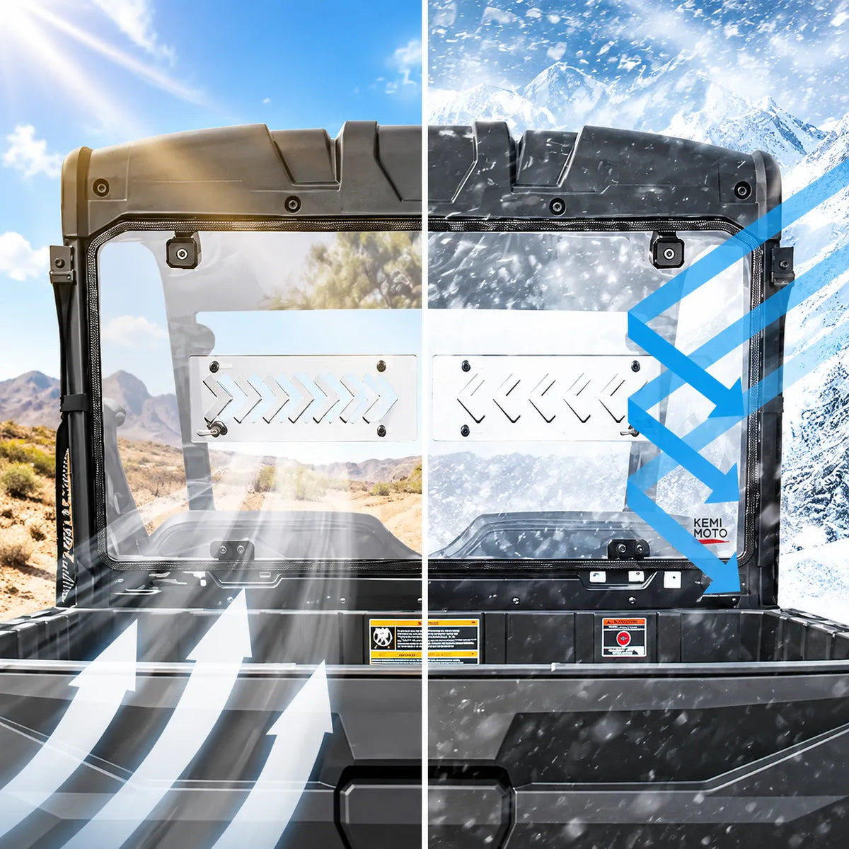 Adjustable Air for Warmer Conditions