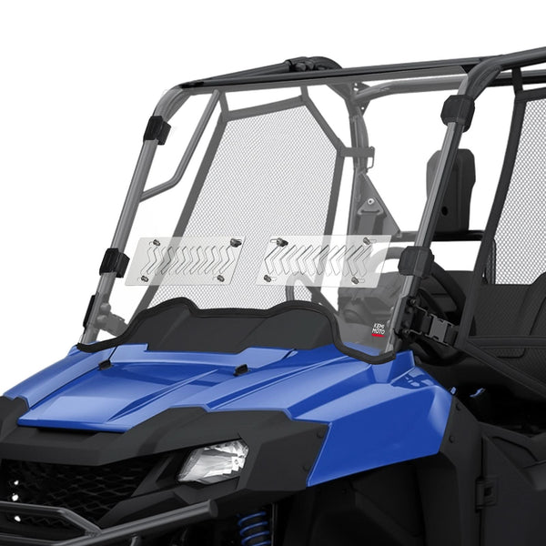 UTV Front Windshield with Sliding Window for Pioneer 700/700-4 2014-2025 - Kemimoto