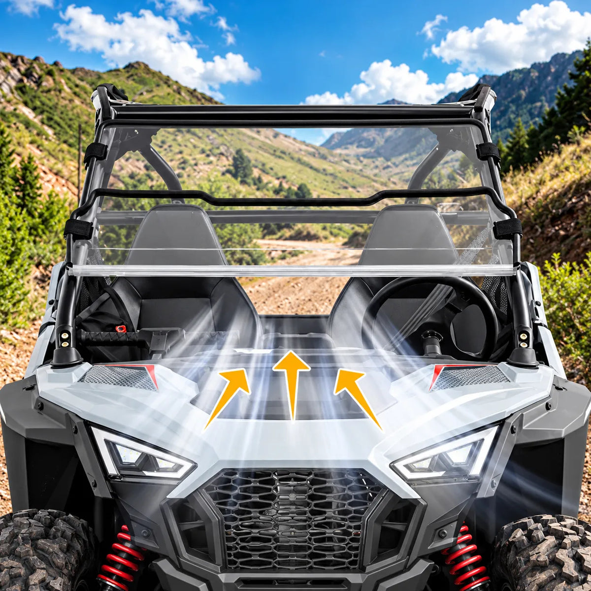 Airflow changes during the outing