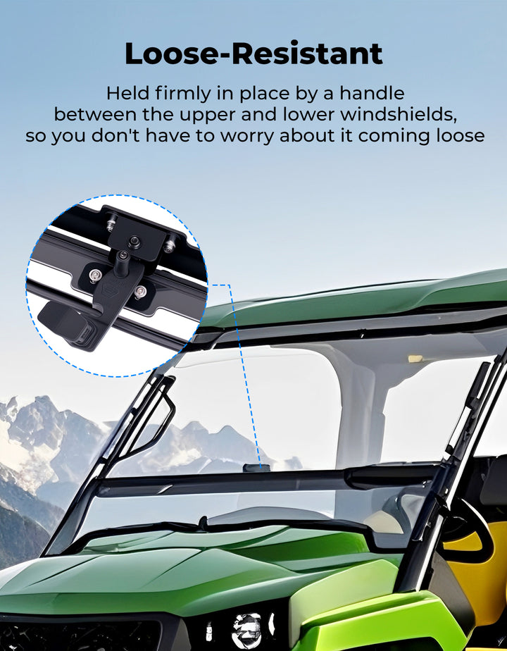 Flip Windshield for John Deere Gator - Kemimoto