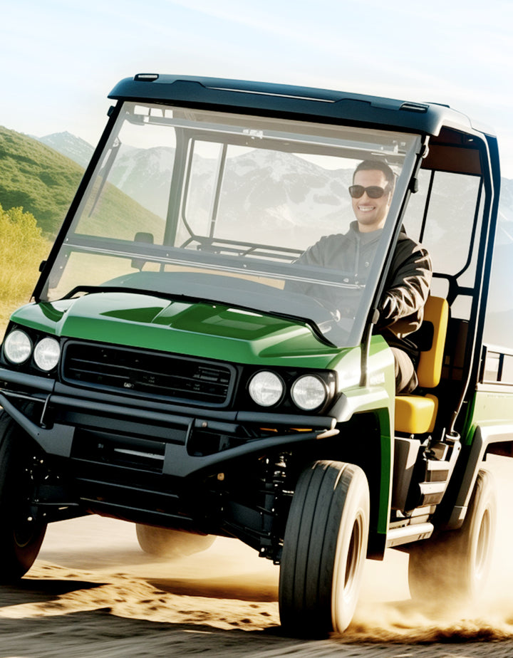 Flip Windshield for John Deere Gator - Kemimoto