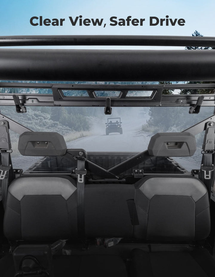 UTV Rear Window For Polaris Ranger - Kemimoto