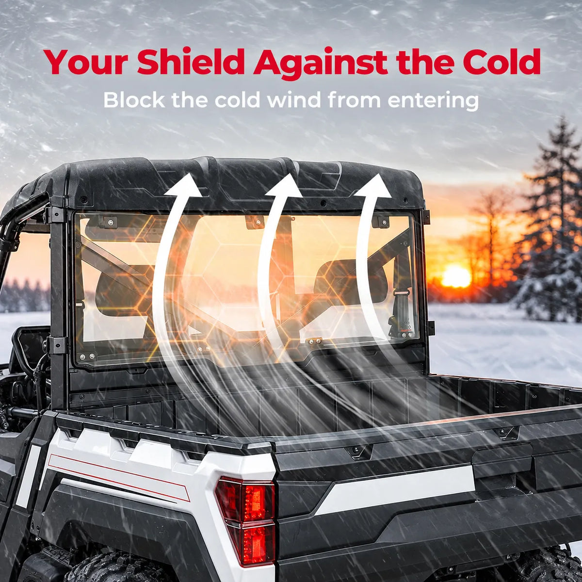 Less cold air reaches the seats
