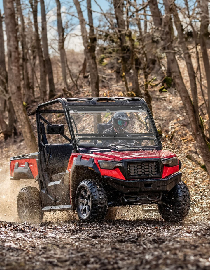 3-in-1 Flip Front Windshield for 2020+ Tracker 800SX - Kemimoto