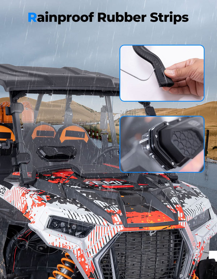 UTV Vent Windshield for Polaris RZR XP 1000 / XP 4 1000 / XP Turbo / XP 4 Turbo