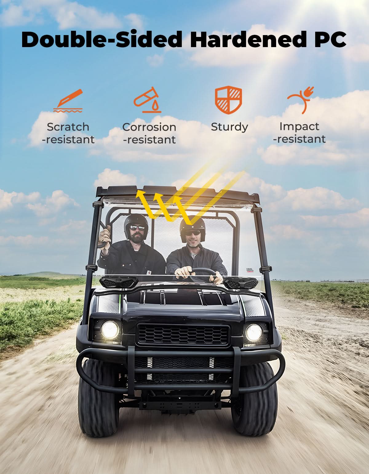 Kawasaki Mule SX Windshield – Kemimoto