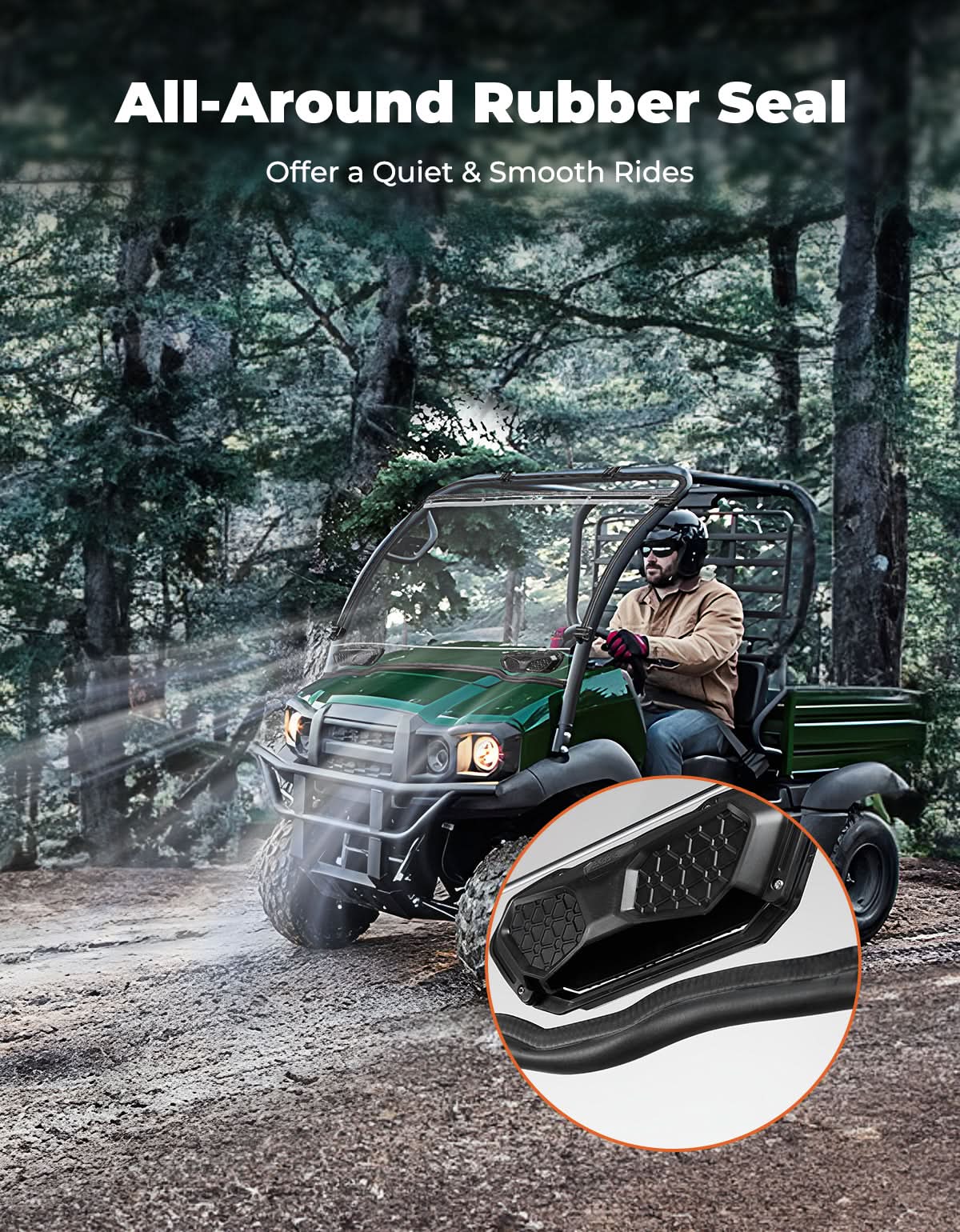 Kawasaki Mule SX Windshield – Kemimoto