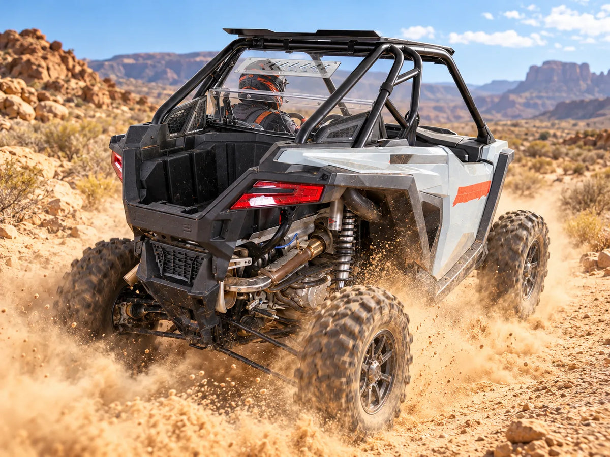 Sunny Desert Trail Riding