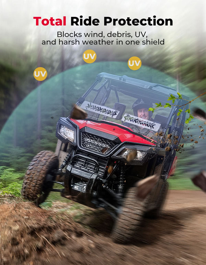 Honda Pioneer front windshield