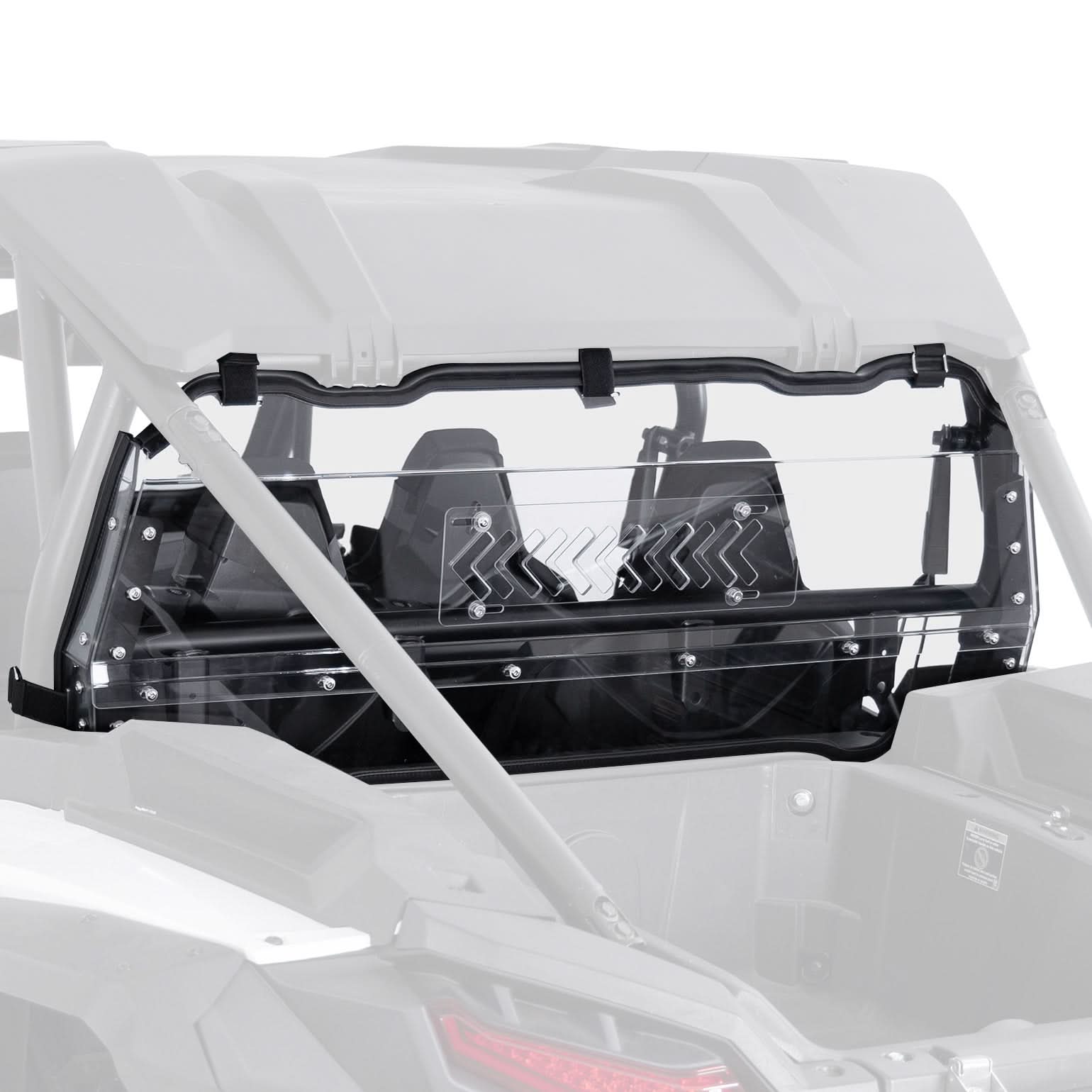 2024 Rzr Pro R Rear Windshield UTV Sliding Vented Clear Rear Windshield for 2024+ Polaris RZR XP 1000 ...