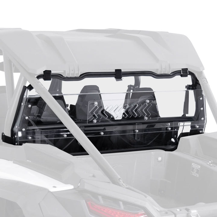 UTV Sliding Vented Clear Rear Windshield for 2024+ Polaris RZR XP 1000 / RZR XP4 1000 - Kemimoto