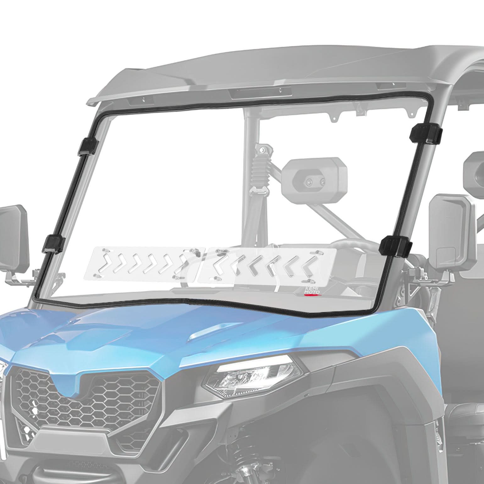 Vented Front Windshield for CFMOTO UFORCE 600|800XL - Kemimoto