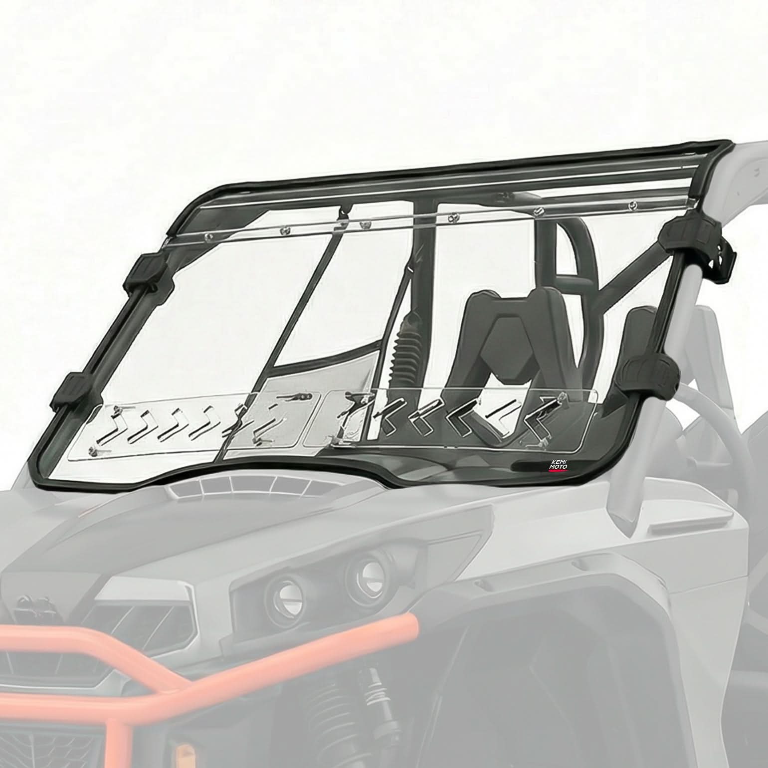 Vented Full Windshield For Can-Am Commander Maverick Sport Trail  (2018–2026) - Kemimoto