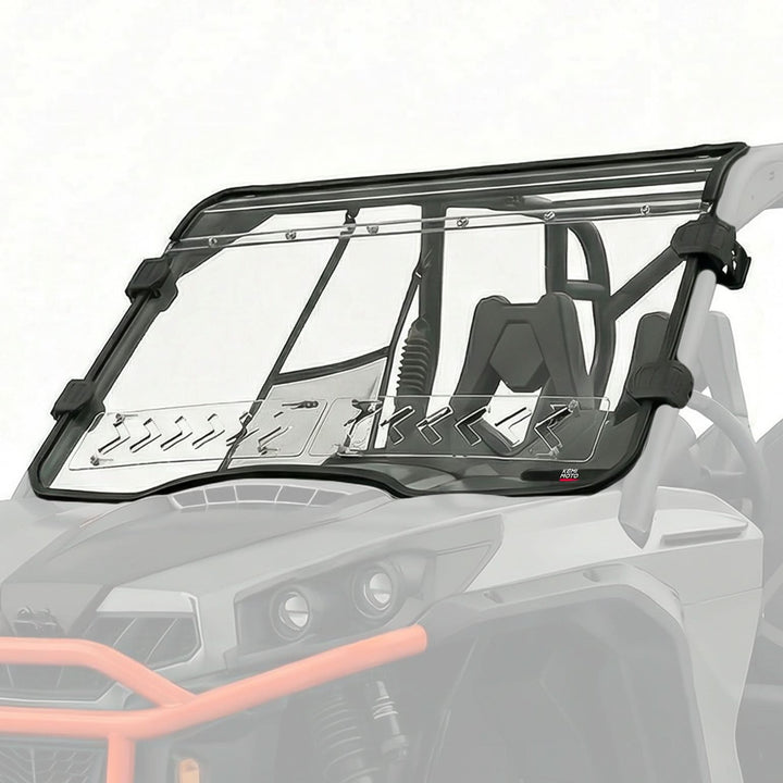 Vented Full Windshield For Can-Am Commander Maverick Sport Trail  (2018–2026) - Kemimoto