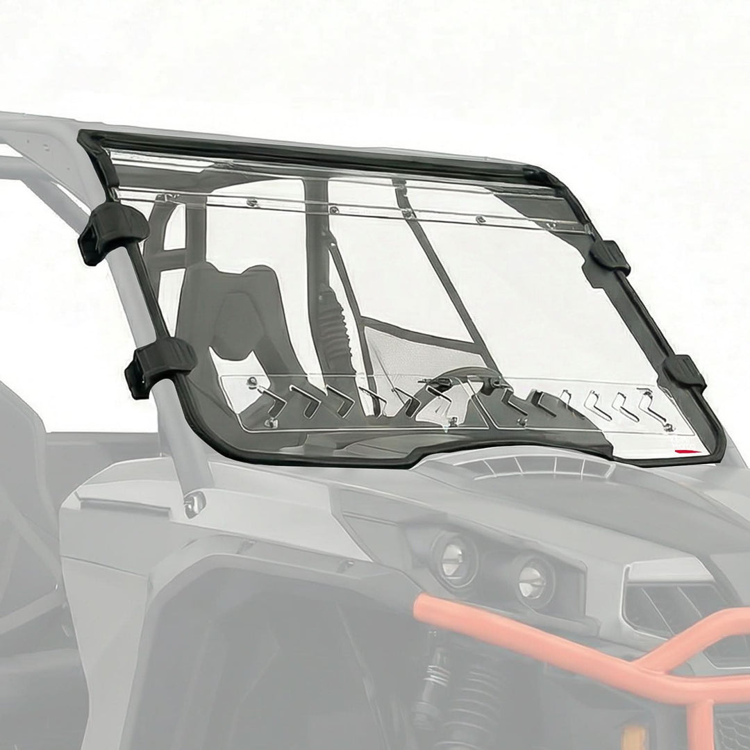 Vented Full Windshield For Can-Am Commander Maverick Sport Trail  (2018–2026) - Kemimoto