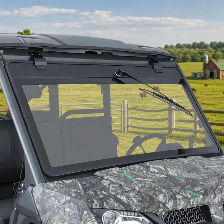 UTV 7mm Glass Windshield with Wipers  For CFMOTO UForce 1000/1000XL
