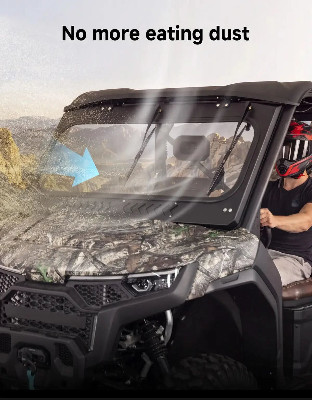 UTV Glass Windshield with Wipers For CFMOTO UForce U10