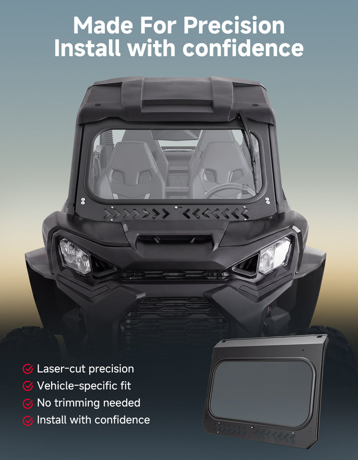 Glass Windshield for 2021–2026 Can-Am Commander & Commander MAX