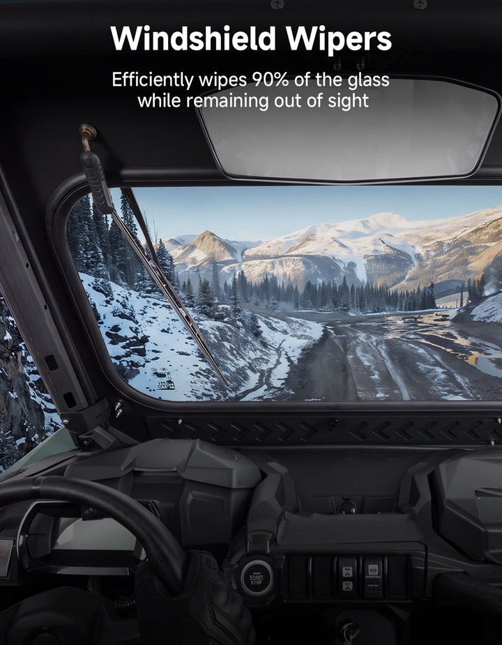Glass Windshield for 2021–2026 Can-Am Commander & Commander MAX