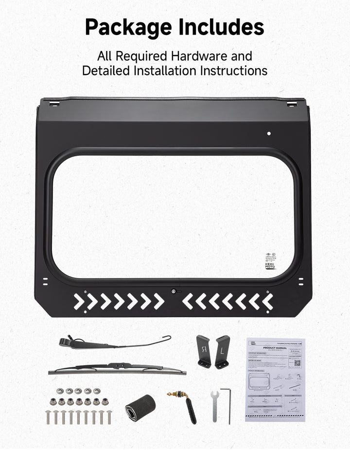 Glass Windshield for 2021–2026 Can-Am Commander & Commander MAX