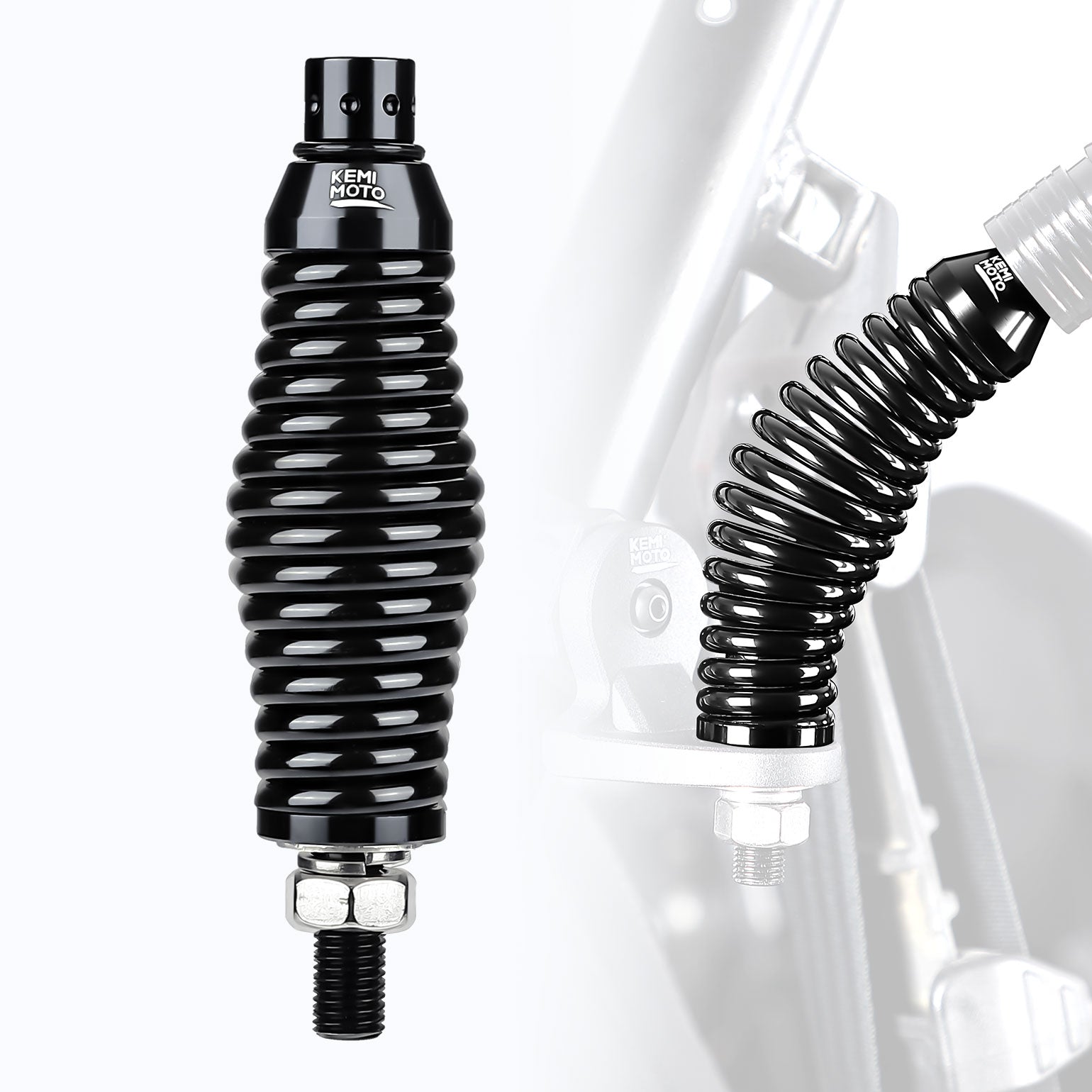 UTV/ATV Whip Lights Spring Mounting Base - Kemimoto
