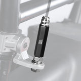 Soporte para bandera para base de montaje de 1/4'' o 5/16'' (1 unidad, negro)