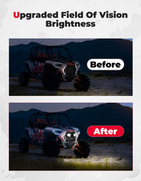 UTV Metal Front Grill Light for Polaris RZR XP 1000/Turbo