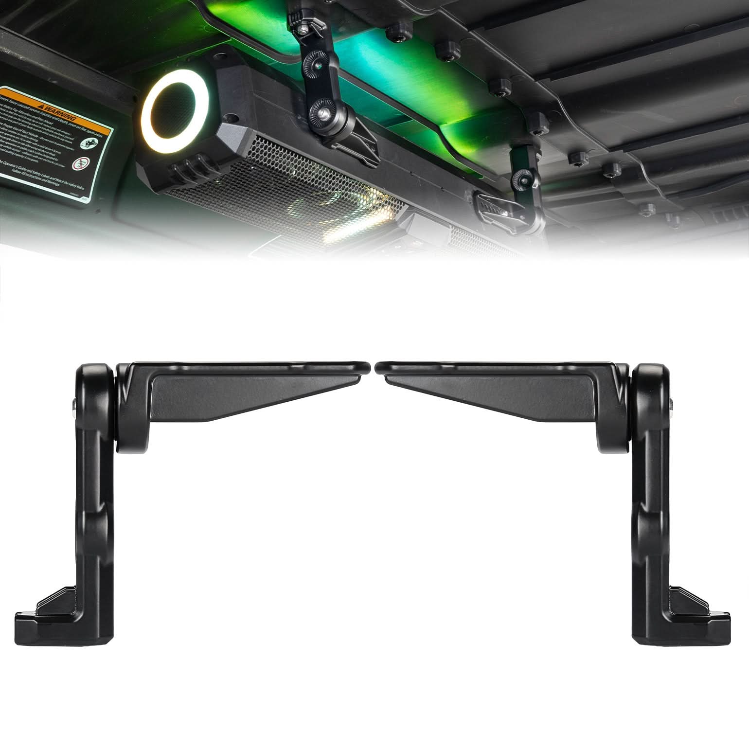 Midnight Soundbar Bracket for ATV UTV Golf Cart Marine Boat - Kemimoto