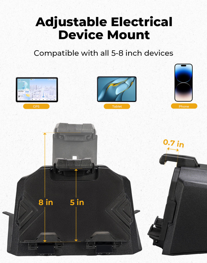 Tablet Holder for 2023+ CFMOTO ZForce 950 | 800 Trail - Kemimoto