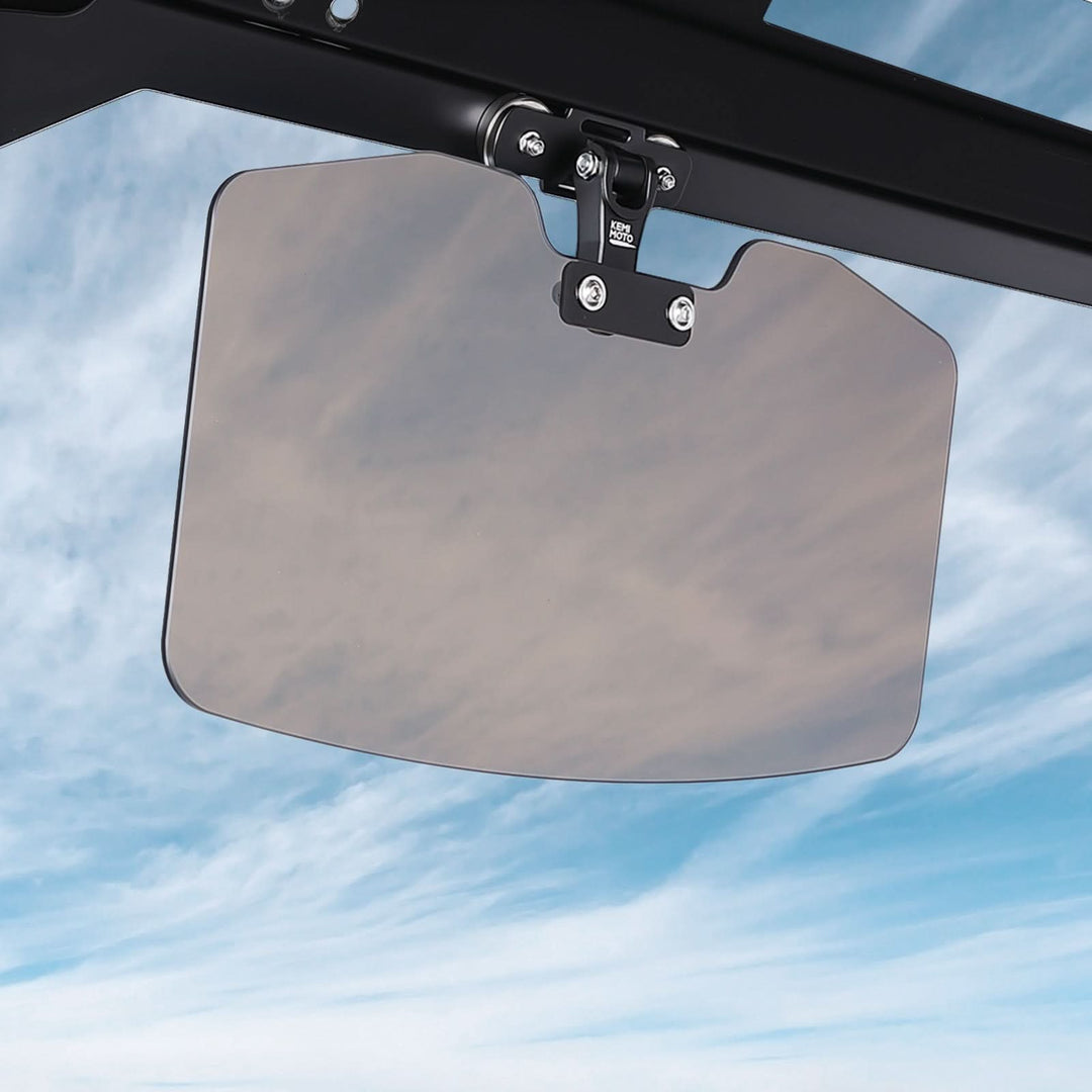 UTV Magnetic Sun Visor for Most Vehicles with pro-fit bar or Metal roof and crossbars - Kemimoto