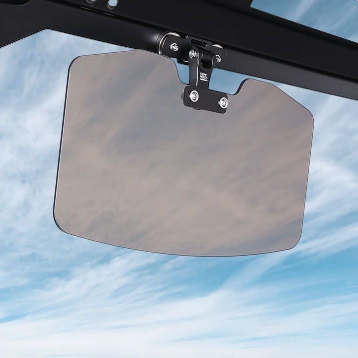 UTV Magnetic Sun Visor for Most Vehicles with pro-fit bar or Metal roof and crossbars - Kemimoto