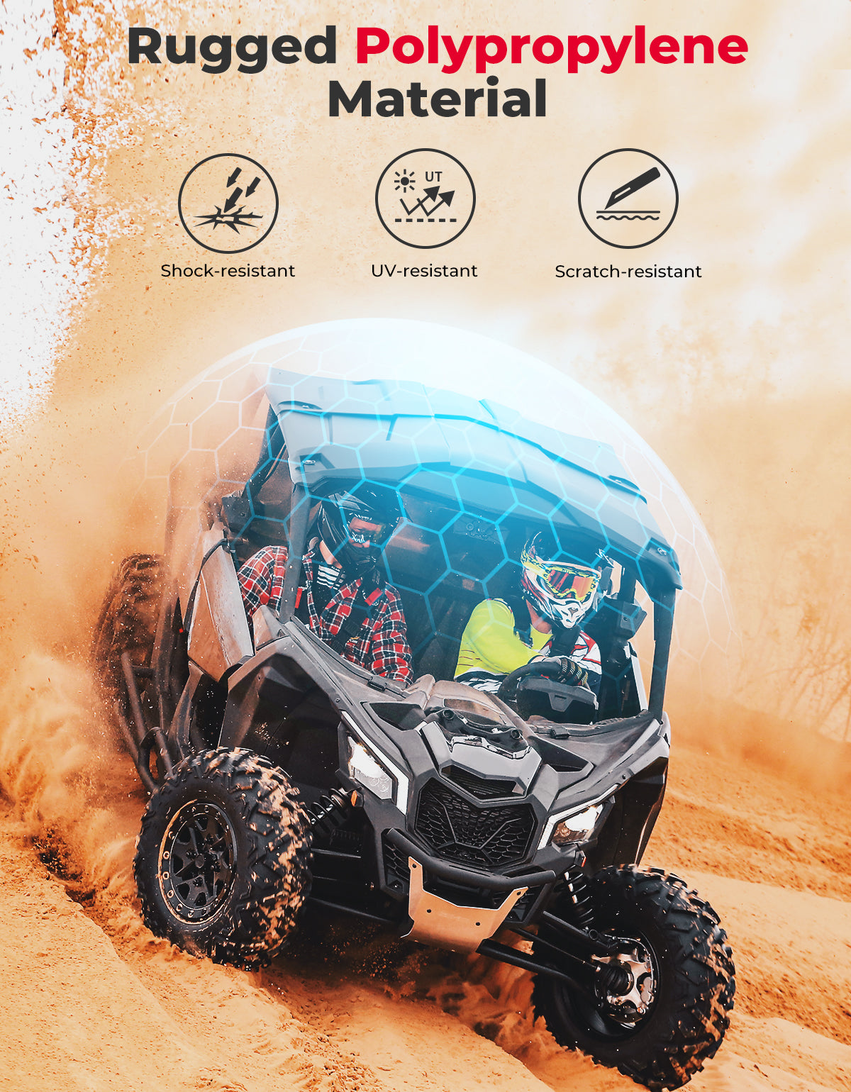 4-seat Sport Hard Roof for Can-Am Maverick X3 Max - Kemimoto