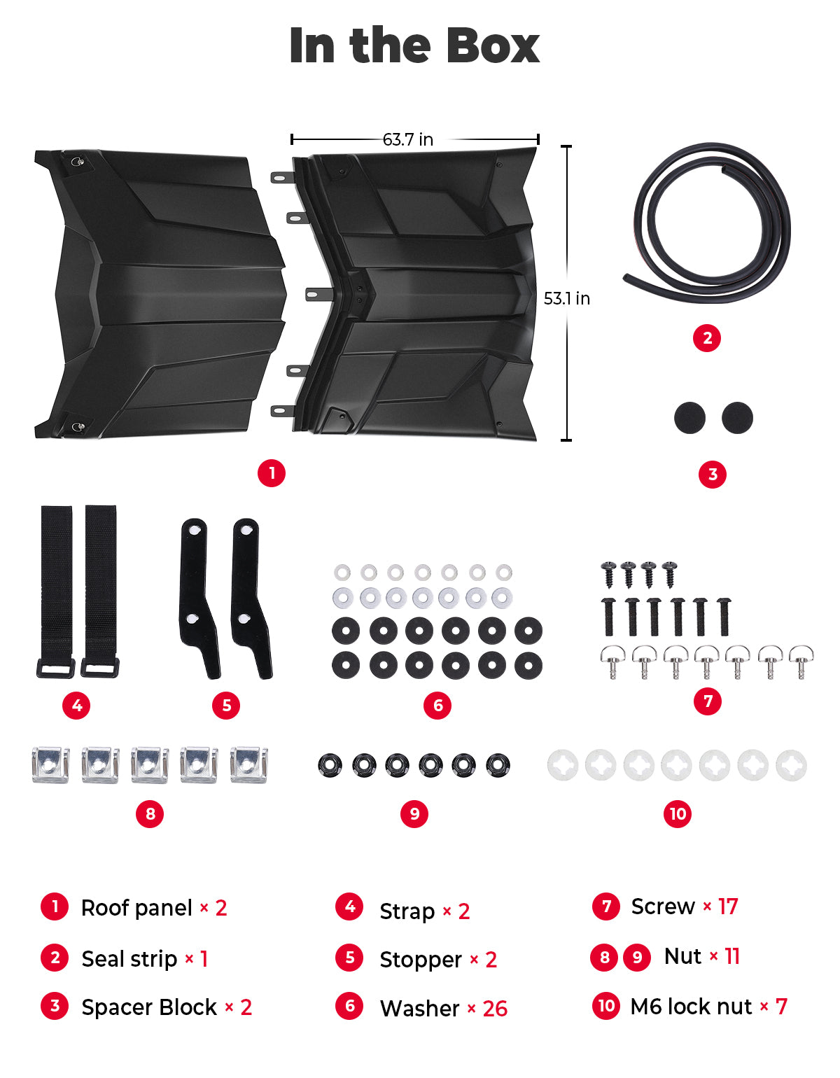 4-seat Sport Hard Roof for Can-Am Maverick X3 Max - Kemimoto