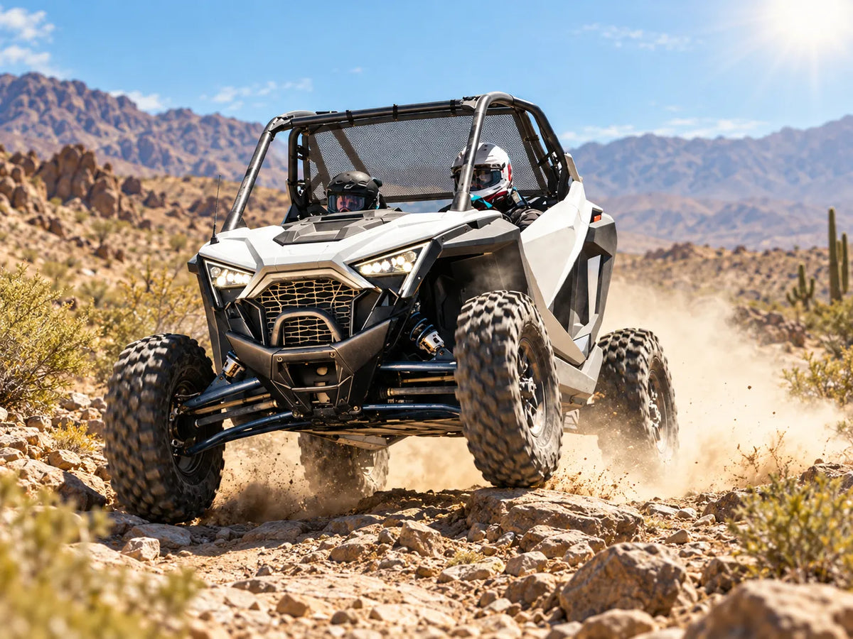 Hot Desert Trail Riding