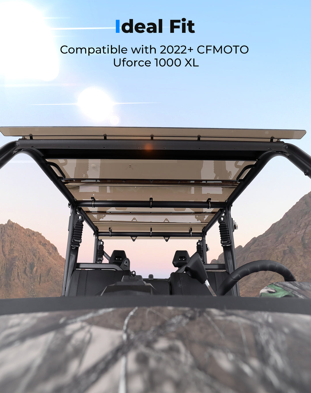 Hard Roof Top for CFMOTO UForce 1000XL 2022+ - Kemimoto