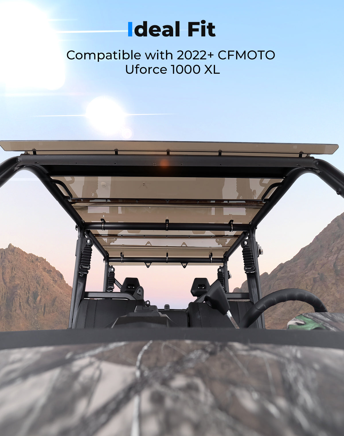 Hard Roof Top for CFMOTO UForce 1000XL 2022+ - Kemimoto