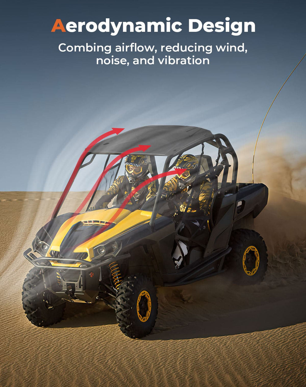 Upgrade Hard Roof for Can-Am Maverick Sport Trail Commander - Kemimoto