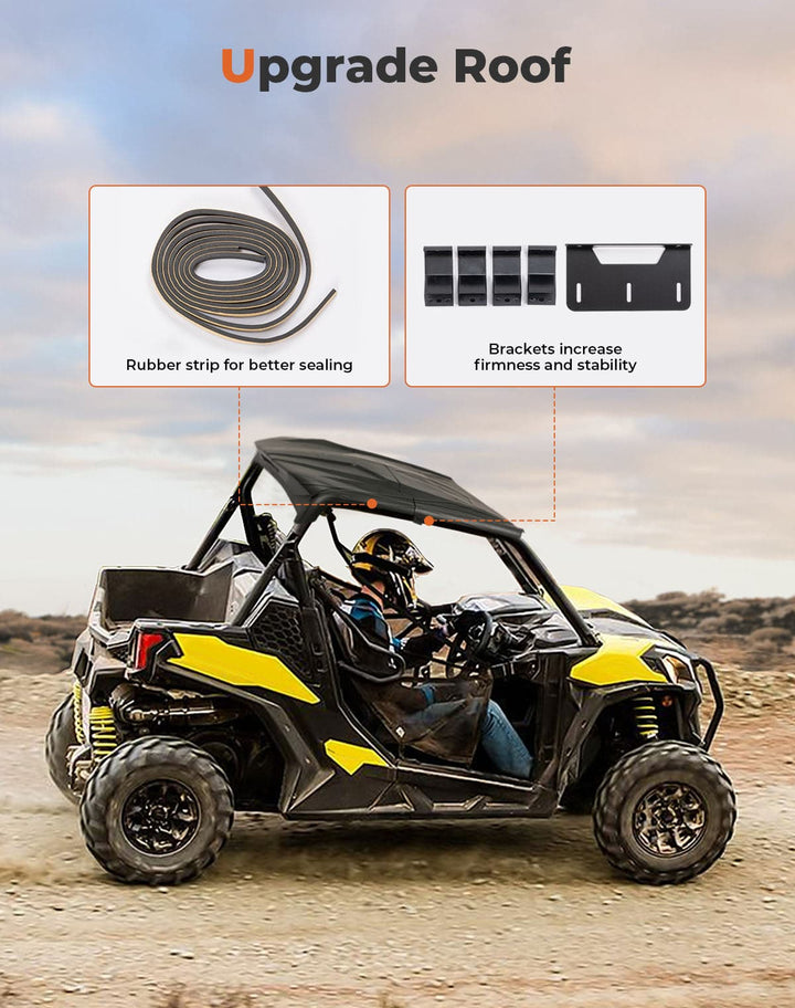 Upgrade Hard Roof for Can-Am Maverick Sport Trail Commander - Kemimoto