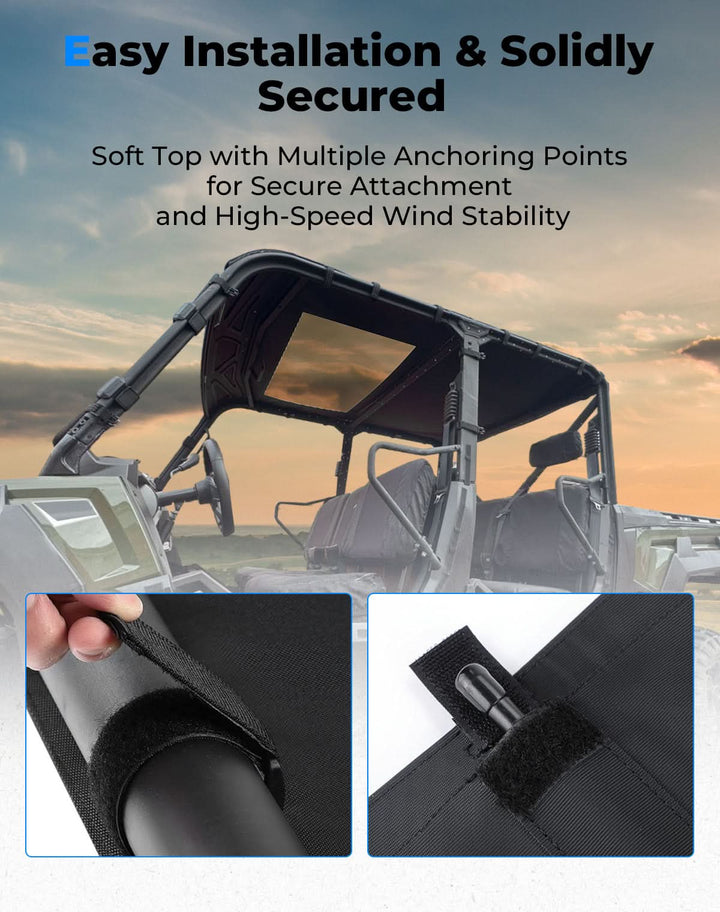 Soft Anti-UV Roof Top with Window for Tracker 800SX CREW - Kemimoto