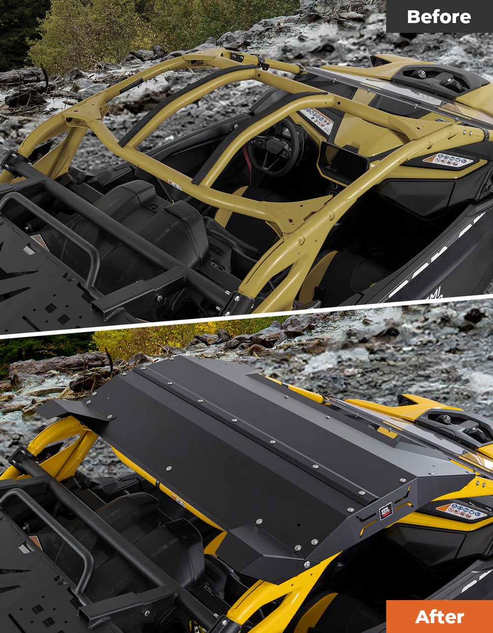 Aluminum Roof for Can-Am Maverick R 2024+ - Kemimoto