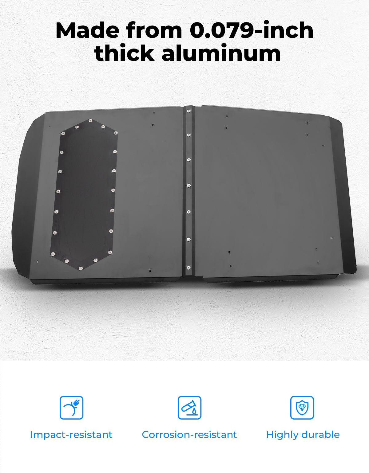 Aluminum Roof with Tinted Sunroof for RZR XP 4 1000 (2014-2023) - Kemimoto