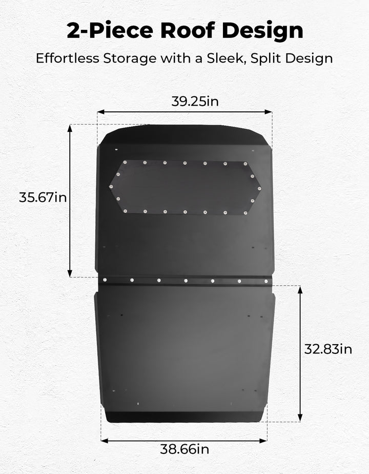 Aluminum Roof with Tinted Sunroof for RZR XP 4 1000 (2014-2023)