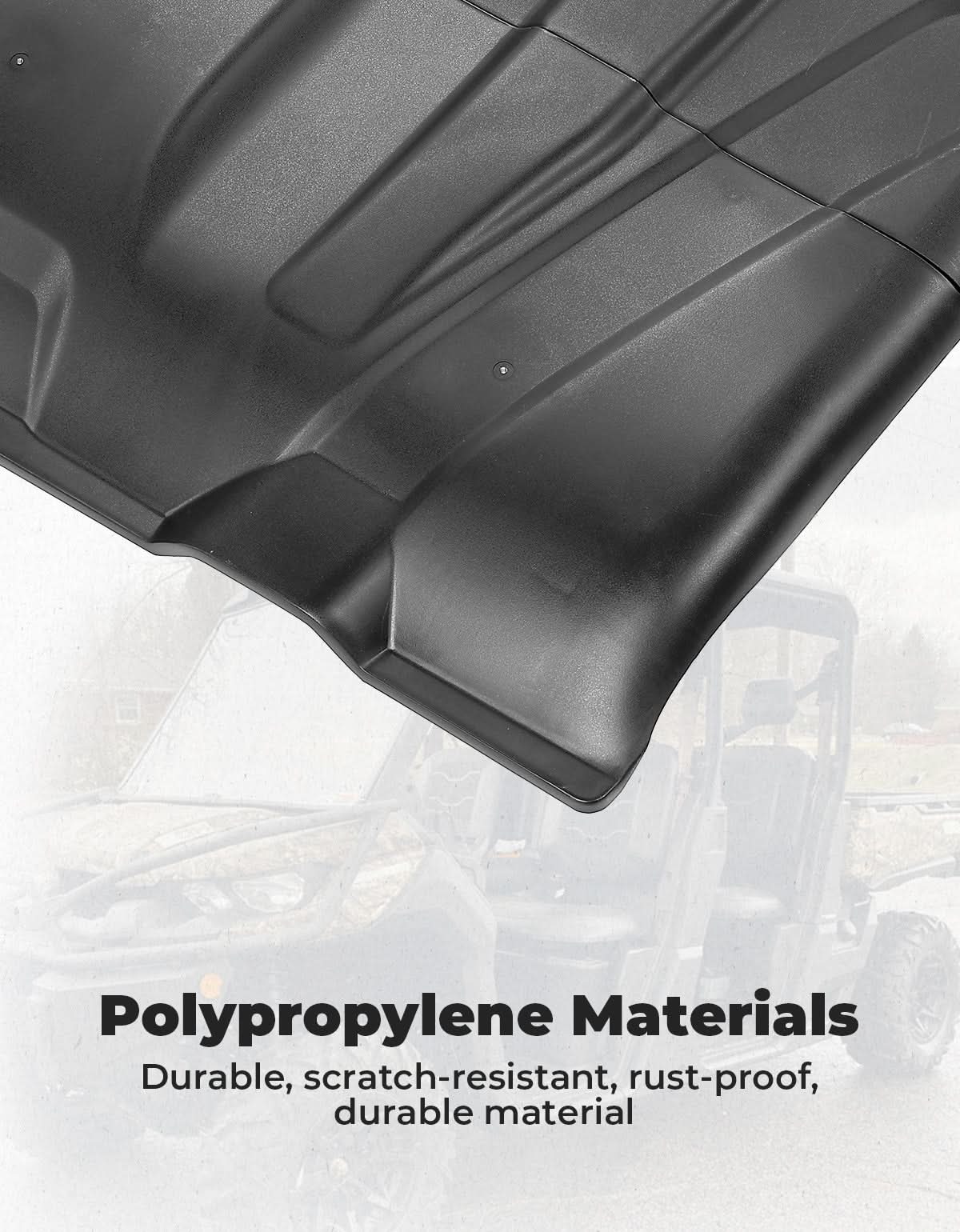 4 Pieces Sport Hard Roof Top for Can-Am Defender Max - Kemimoto