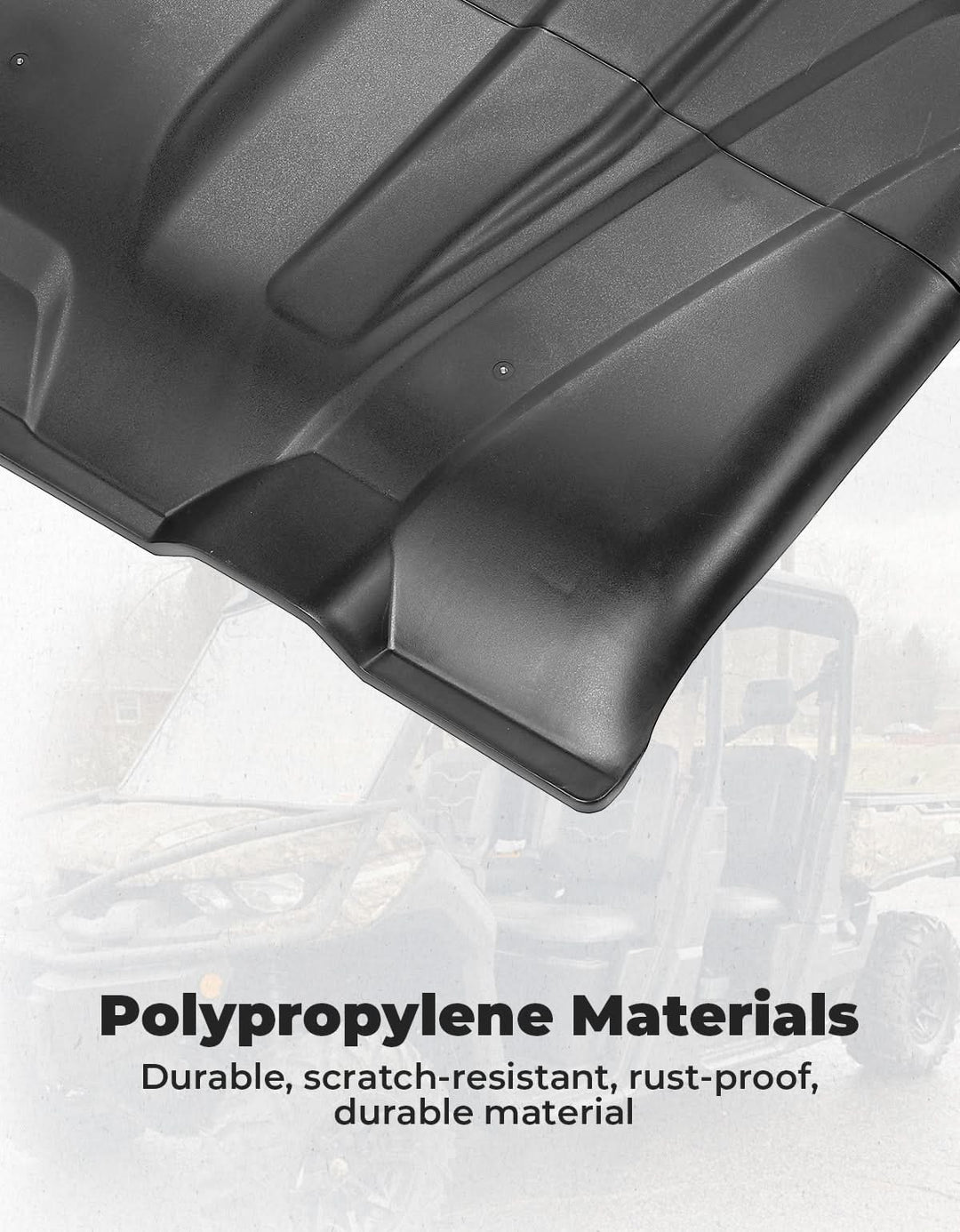4 Pieces Sport Hard Roof Top for Can-Am Defender Max - Kemimoto