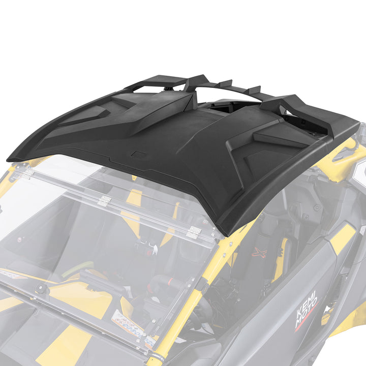 Can-Am Defender HD5/HD8/HD10 Flip Windshield – 3 Position Full Front Windshield, Clear Hard-Coated Polycarbonate