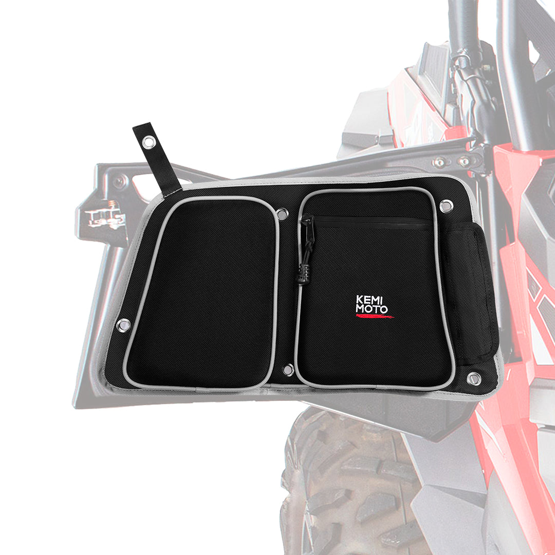 Rear Door Bags with Knee Pad for Polaris RZR 2014-2019