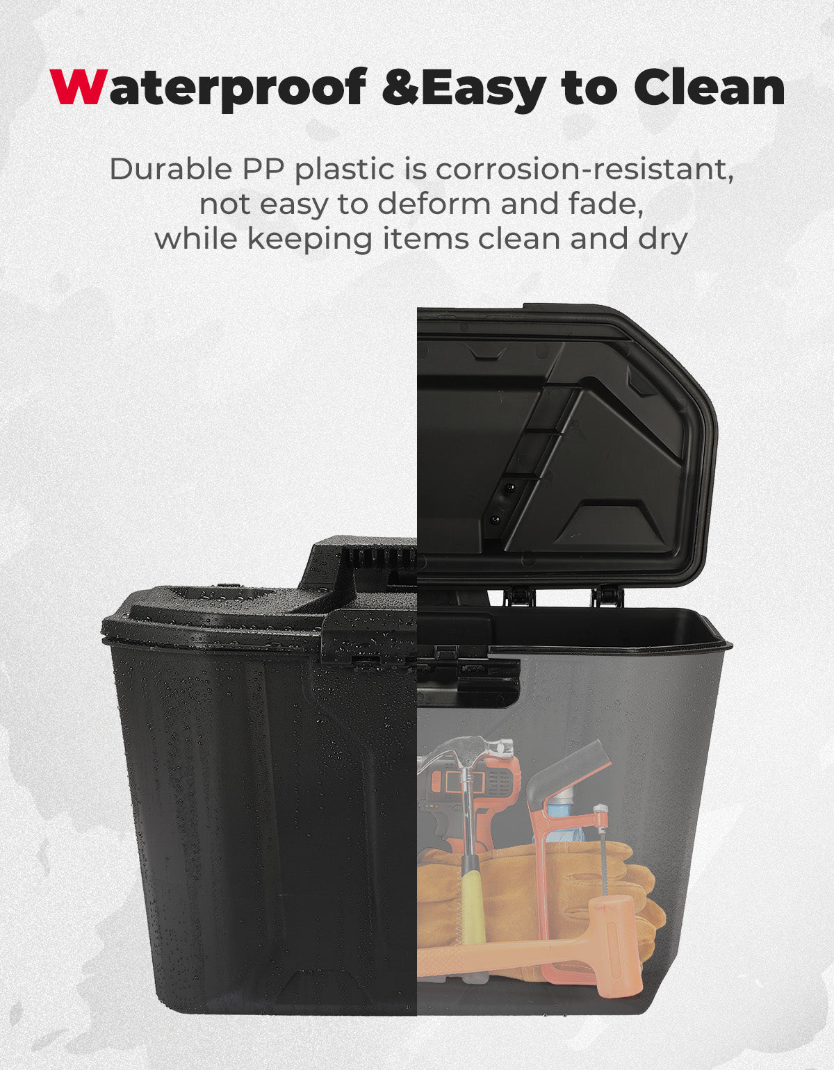 Caja de almacenamiento extraíble compatible con Can-Am Defender